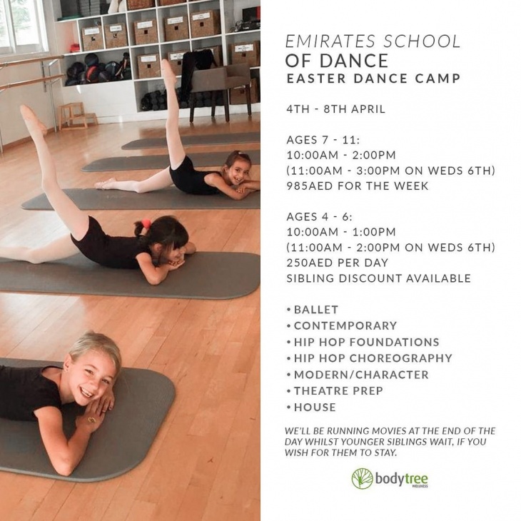 Spring Break Dance Camp Emirates School Of Dance Tickikids Abu Dhabi